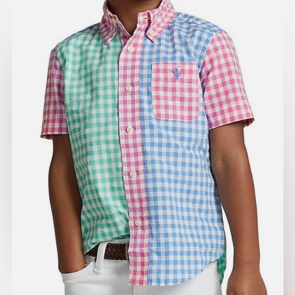 Ralph Lauren
Boys Poplin Short-Sleeve Fun Shirt